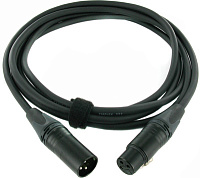 Cordial CPM 5 FM микрофонный кабель XLR female—XLR male, разъемы Neutrik, 5.0м, черный