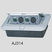 SOUNDKING AJ314 скрытая монтажная коробка с лючком 2xSpeakon 2xJack