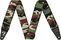 FENDER WeighLess 2' Camo Strap гитарный ремень, расцветка камуфляж