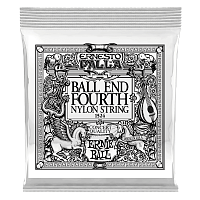 Ernie Ball 1524 4-я струна для классической гитары, золотая оплётка, шарик, калибр .030