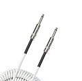 PLANET WAVES PW-CDG-30WH  инструментальный кабель витой, длина 9 метров, цвет белый, разъемы  jack-jack