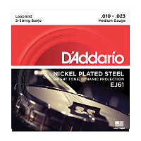 D'ADDARIO EJ61 Струны для 5-струнного банджо