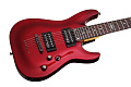 Schecter SGR C-7 MRED Гитара электрическая, 7 струн, корпус липа, гриф клен, лады 24 Medium