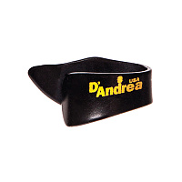 D'Andrea R6371 MD BLK Медиатор-коготь на большой палец, упаковка 6 шт., материал пластик, размер средний, серия Fingerpicks & Thumbpicks