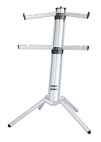 K&M 18860-000-30 Spider Pro стойка для клавишных инструментов на 2 уровня, макс. нагрузка 105 кг, 1310 мм, серебро