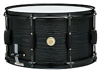 TAMA WP148BK-BOW WOODWORKS SERIES SNARE DRUM  малый барабан 8"х14", тополь, цвет Black Oak Wrap