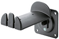 K&M 16310-000-55 держатель для 2х наушников, 4 отверстия для крепления к стене, чёрный, прорезиненный