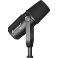 RELACART PM2  Кардиоидный динамический микрофон с держателем. Выходы USB, XLR, 3.5 мм Jack