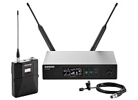 SHURE QLXD14E/93 G51 радиосистема с поясным передатчиком и петличным микрофоном WL93 (круговая направленность)