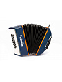 HOHNER XS (A2950)  детский кнопочный аккордеон, гриф B, цвет синий и оранжевый