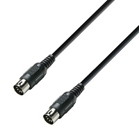 Adam Hall K3 MIDI 0600 BLK  MIDI-кабель, длина 6 метров, цвет черный