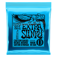 Ernie Ball 2225 струны для электрогитары Nickel Wound Extra Slinky, 8-11-14-22w-30-38