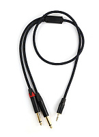 AuraSonics J35Y2J63-1 Y-кабель jack 3.5 мм - 2 x jack 6.3 мм, длина 1 метр