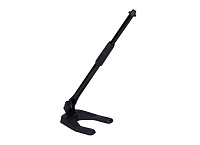 ECO MS037 Black Настольная микрофонная телескопическая стойка с чугунным основанием, цвет черный, высота 40-58 см, вес 2.4 кг