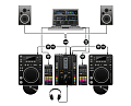 Native Instruments Traktor Kontrol Z2 Микшер-контроллер, аудио интерфейс 24 бит/48 кГц, 2-х канальный микшер, 2-х канальный Remix Decks контроллер, ПО Traktor Pro 2