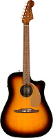 FENDER REDONDO PLAYER SUNBURST WN электроакустическая гитара, цвет санберст