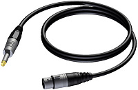 Procab CAB900/5 Кабель-переходник с разъема Jack 6,3 мм моно на XLR (вилка-розетка), 5 м