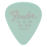 FENDER 351 DURA-TONE .46 12 PK DNB медиатор 0.46 мм, мягкий, цвет голубой