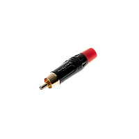 AVCLINK CPR-R Кабельный разъем RCA, "папа", красный, позолоченные контакты