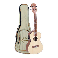 Bamboo BU-23 NT Q укулеле концерт со звукоснимателем, с чехлом, цвет натуральный