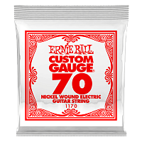 Ernie Ball 1170 струна для электрогитары. Никель, калибр .070