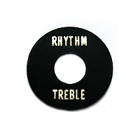 Hosco H-LP-SW-B  накладка "Rhythm-Treble" под 3-позиционный переключатель, черная