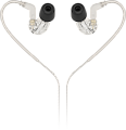 Behringer SD251-CL внутриканальные наушники профессиональные для ушного мониторинга, съемный кабель, прозрачные, mini jack 3.5 мм