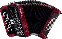 HOHNER Nova II 48 (A4253) red  детский кнопочный аккордеон, двухголосный