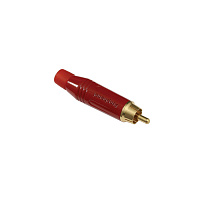 Amphenol ACPR-RED Кабельный разъем RCA, красный