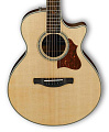 IBANEZ AE205JR-OPN акустическая гитара, цвет натуральный, чехол в комплекте