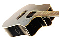 IBANEZ PF15ECE-BK электроакустическая гитара, цвет черный
