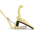 KYSER KGEFOWA каподастр для электрогитары, Fender Olympic White, бежевый