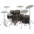 DDRUM DM ASH 622 TBK  ударная установка,10"-12"-14"-16"-22"-13"х7" (без Hardware), цвет чёрный глянцевый