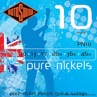ROTOSOUND PN10 STRINGS NICKEL струны для электрогитары, никелевое покрытие, 10-46