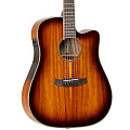 TANGLEWOOD TW5 E KOA электроакустическая гитара, Dreadnought с вырезом и электроникой Fishman Presys I EQ System