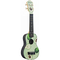 TERRIS PLUS-70 AVOCADO  укулеле сопрано, рисунок авокадо, пластик
