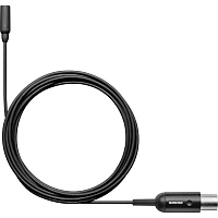 SHURE TL48B/O-MTQG-A Петличный всенаправленный микрофон TwinPlex, оптимизирован для речи, низкая чувствительность, кабель 1.6 мм