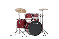 TAMA RM52KH6-CPM RHYTHM MATE ударная установки из 5-ти барабанов со стойками, тополь, цвет "красное карамельное яблоко"