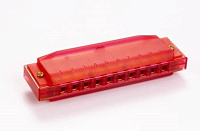HOHNER Translucent Red (M1110R)  губная гармоника детская, цвет прозрачный красный