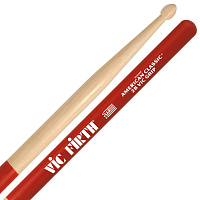 VIC FIRTH 2BVG  барабанные палочки 2B с антискользящим покрытием, деревянный наконечник, материал - гикори, длина 16 1/4", диаметр 0,630", серия American Classic