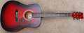 VGS D1 Dreadnought Redburst гитара акустическая, цвет красный берст