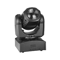 STAGE 4 MINI BEAM 32W Поворотная «голова».  Источник света: светодиод 32Вт RGBW 4in1;  DMX-512, 8 кан., угол луча 6', линейное RGBW смешение цветов, master-slave, строб 25Гц, диммер 0-100%, PAN:540/TILT:270 град., IP20, энергопотребление 100 Вт, 160*145