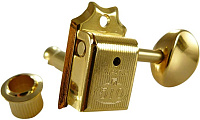 Gotoh SDS510-05M-G-(L6)  колки Vintage style, 6 в линию, цвет золотистый; овал
