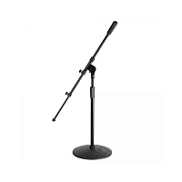 OnStage MS9417 микрофонная стойка укороченная, цвет черный, регулировка высоты: 432-724 мм