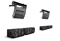 K-ARRAY KH3SYS6 звуковой комплект линейного массива: 6xKH3 + 4xKS5 + 2x fly bars K-HCFLY; peak SPL 138 дБ
