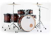 Pearl DMP926S/C260  ударная установка из 6-ти барабанов, цвет Satin Brown Burst, со стойками