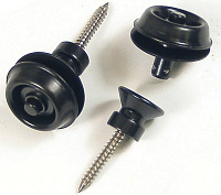 DUNLOP SLS1503BK Traditional стреплоки, цвет черный