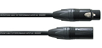 Cordial CPM 1.5 FM  микрофонный кабель XLR female/XLR male, разъемы Neutrik, 1,5 м, черный