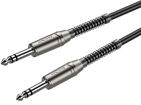 ROXTONE SMJJ200/0,5 Инструментальный кабель, диаметр 6 мм, 6.3 мм stereo Jack  6.3 мм stereo Jack, длина 0.5 метра