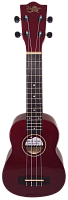 Kaimana UK-21 RDM Укулеле сопрано, цвет красный матовый
